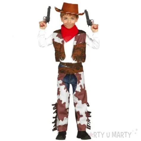 stroj dla dzieci kowboj z westernu guirca 110 116 cm