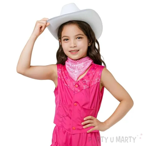 stroj dla dzieci kowbojka rozowy godan rozm 110 120