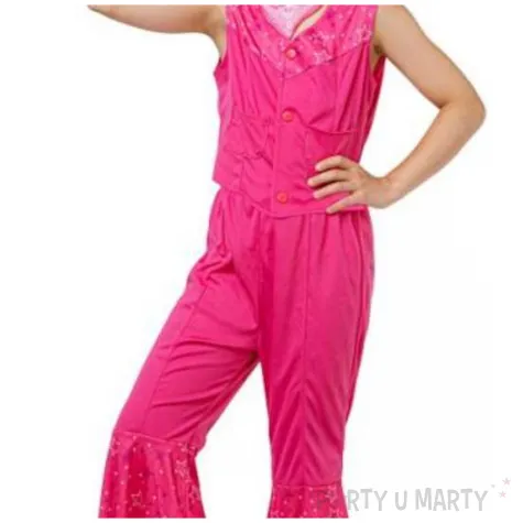 stroj dla dzieci kowbojka rozowy godan rozm 110 120