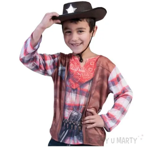 stroj dla dzieci kowbojska koszula cesar 116 cm