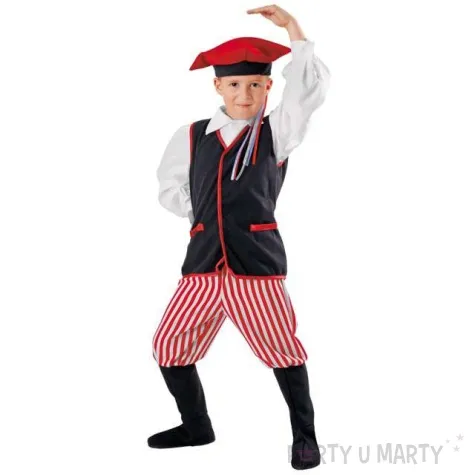 stroj dla dzieci krakowiak kraszek rozm 122 128 cm