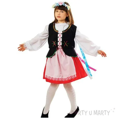 stroj dla dzieci krakowianka kraszek rozm 122 128 cm