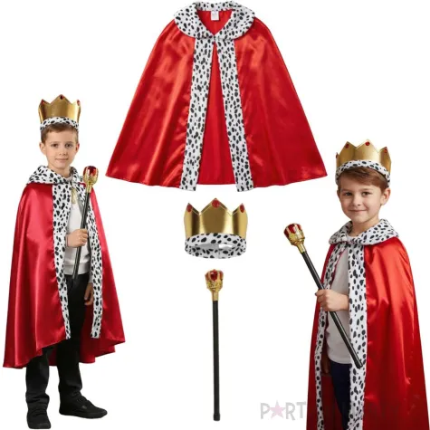 stroj dla dzieci krol czerwony kraszek rozm uniw