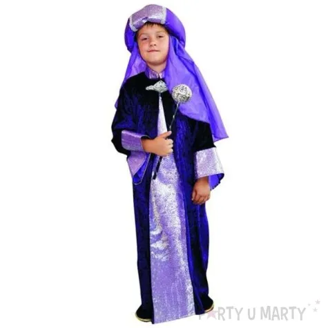 stroj dla dzieci krol fioletowy godan rozm 130 140 cm