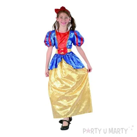 stroj dla dzieci krolewna sniezka rozm 130 140 cm