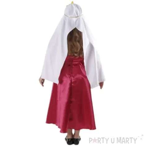 stroj dla dzieci krolowa jadwiga rozowy kraszek 110 116 cm