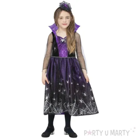 stroj dla dzieci krolowa pajakow smiffys rozm 116 128 cm