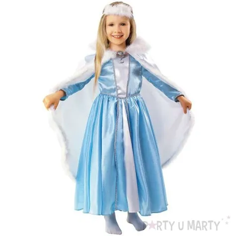 stroj dla dzieci krolowa sniegu kraszek rozm 134 140 cm