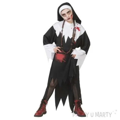 stroj dla dzieci krwawa zakonnica funny fashion rozm 140 cm
