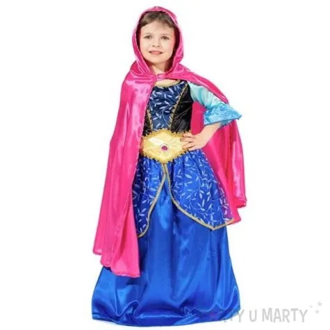 stroj dla dzieci ksiezniczka ania dluga peleryna rozm m