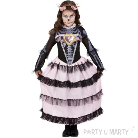 stroj dla dzieci ksiezniczka dotd czarno rozowy smiffys rozm l