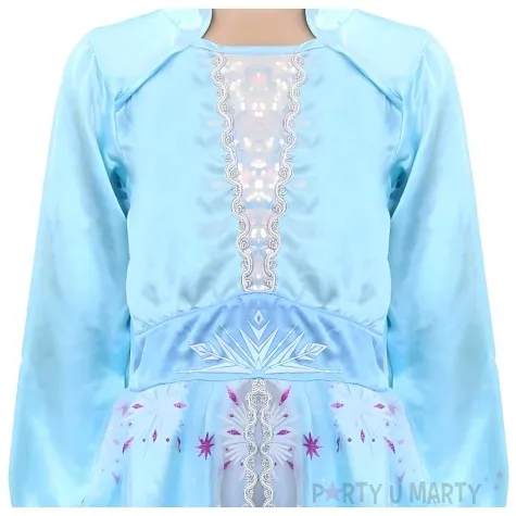 stroj dla dzieci ksiezniczka krolewna blekitny godan 5 7 lat rozm 110 125 cm