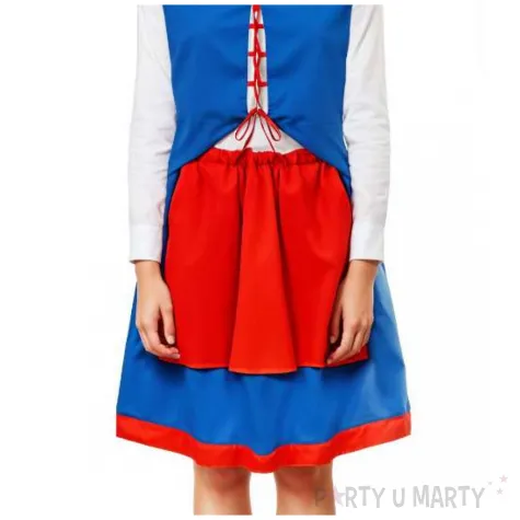 stroj dla dzieci kujawianka niebieski kraszek 122 128 cm