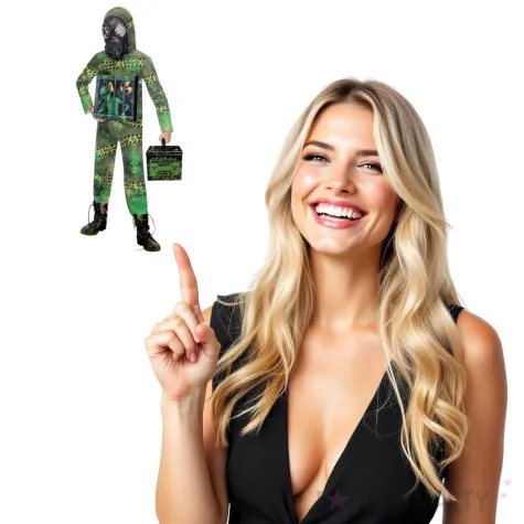 stroj dla dzieci kwarantanna zombie amscan 10 12 lat