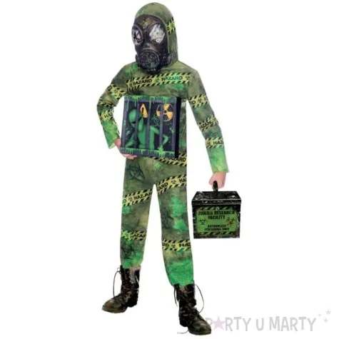 stroj dla dzieci kwarantanna zombie amscan 10 12 lat