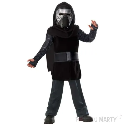 stroj dla dzieci kylo ren czarny rubies 120 134 cm