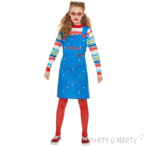 stroj dla dzieci laleczka chucky dziewczynka smiffys rozm 116 128 cm