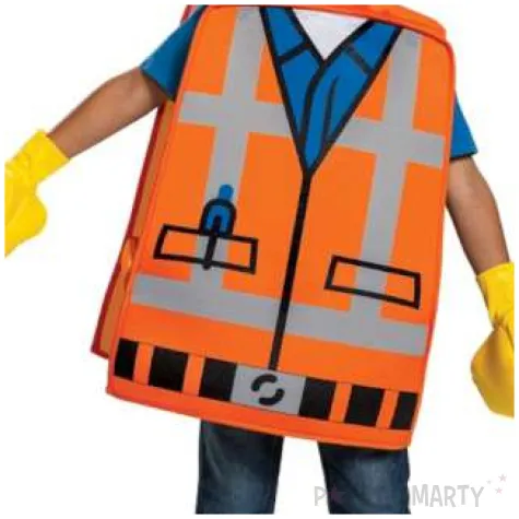 stroj dla dzieci lego emmet kamizelka disguise costumes rozm uniw
