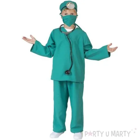 stroj dla dzieci lekarz chirurg funnyfashion rozm 164 cm