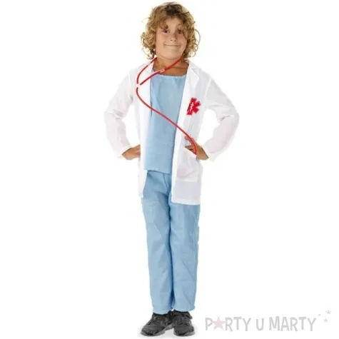 stroj dla dzieci lekarz folat rozm 116 134 cm