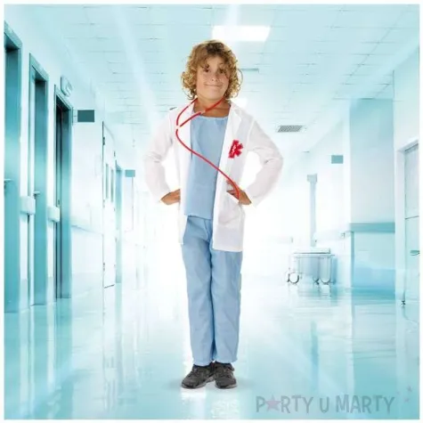 stroj dla dzieci lekarz folat rozm 116 134 cm