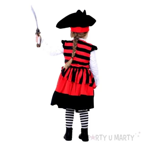 stroj dla dzieci mala piratka amscan rozm 116 128 cm