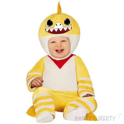 stroj dla dzieci maly rekin zolty guirca rozm 80 cm