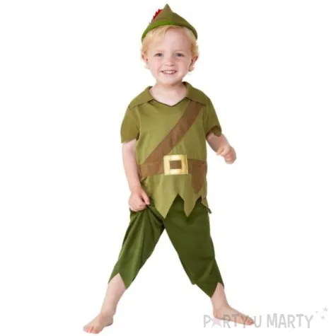 stroj dla dzieci maly robin hood zielony smiffys rozm 86 98 cm