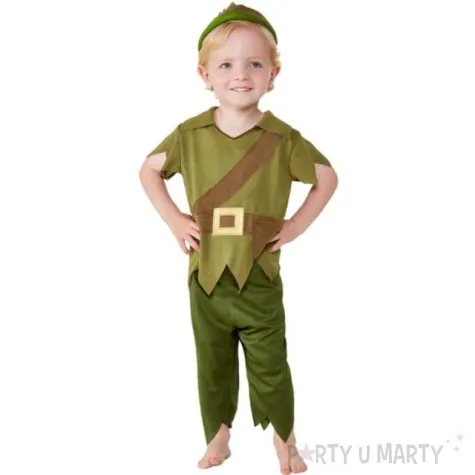 stroj dla dzieci maly robin hood zielony smiffys rozm 86 98 cm