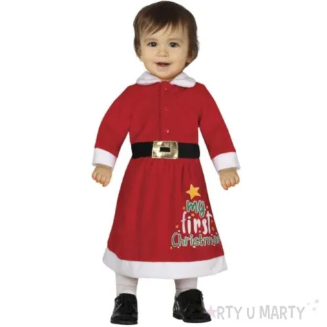 stroj dla dzieci mikolajka my first christmas guirca 74 86 cm