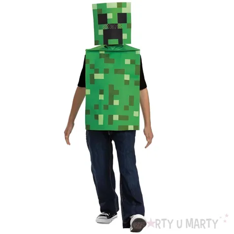 stroj dla dzieci minecraft creeper zielony disguise rozm 98 104