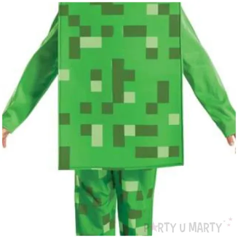 stroj dla dzieci minecraft kombinezon creepera deluxe zielony disguise rozm 122 128