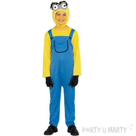 stroj dla dzieci minionek w ogrodniczkach fyasa 110 120 cm