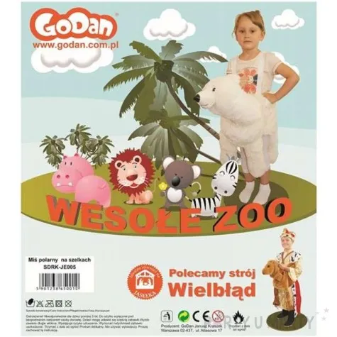 stroj dla dzieci mis polarny na szelkach godan rozm uniw