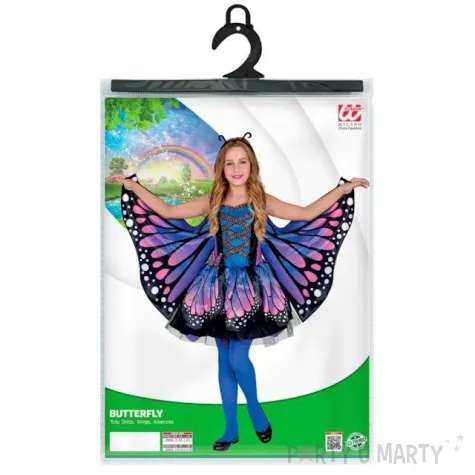 stroj dla dzieci motyl fioletowy widmann 122 134 cm