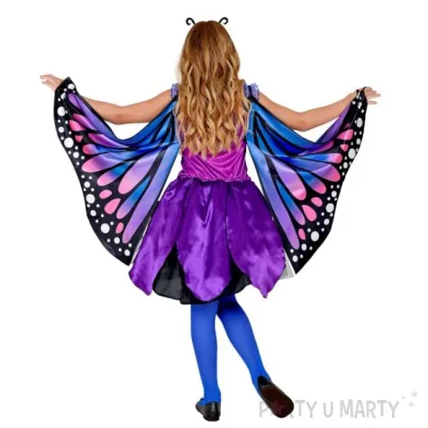 stroj dla dzieci motyl fioletowy widmann 134 146 cm