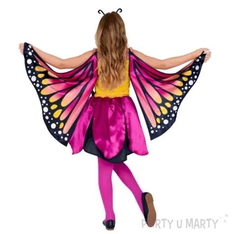 stroj dla dzieci motyl rozowy widmann 134 146 cm