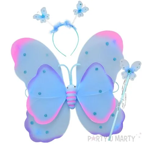 stroj dla dzieci motylek wrozka niebieski arpex