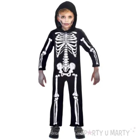 stroj dla dzieci mroczny szkieletor amscan 122 134 cm