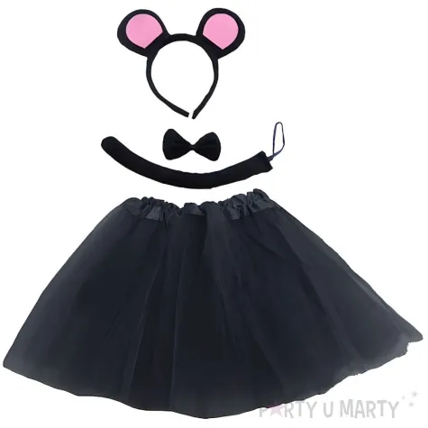 stroj dla dzieci myszka czarny tropic rozm 98 122 cm