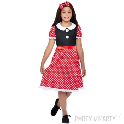 stroj dla dzieci myszka w kropki smiffys rozm 116 128 cm