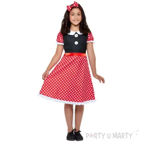 stroj dla dzieci myszka w kropki smiffys rozm 146 158 cm