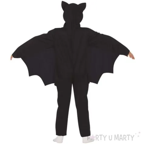 stroj dla dzieci nietoperz szkielet czarny guirca rozm 10 12 lat