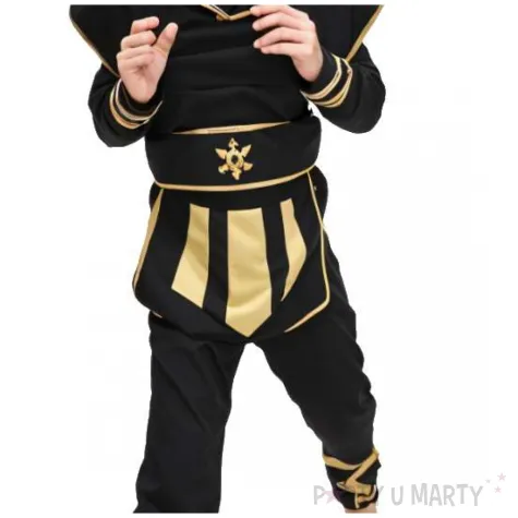 stroj dla dzieci ninja czarny partydeco rozm 96 116 cm