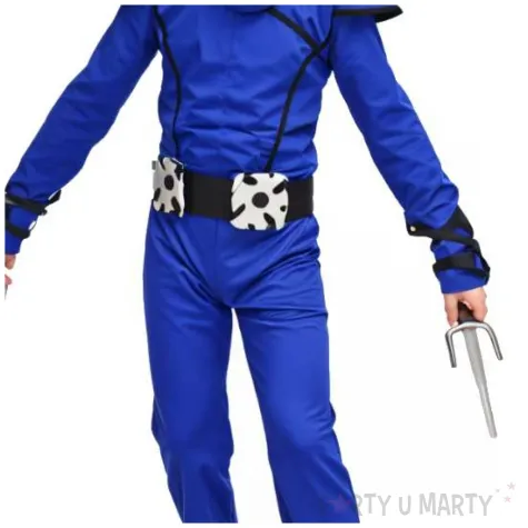 stroj dla dzieci ninja niebieski partydeco rozm 116 128 cm