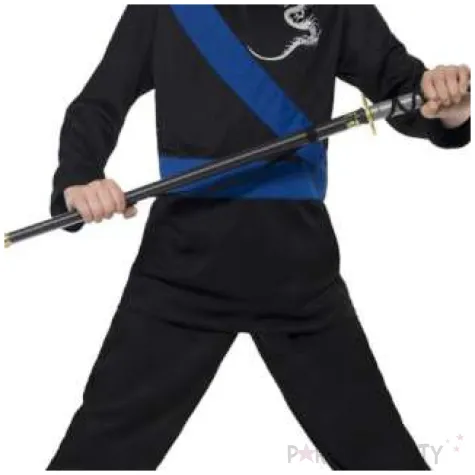 stroj dla dzieci ninja niebieski pas smiffys rozm 146 158 cm