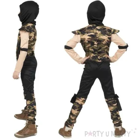 stroj dla dzieci ninja wojownik funny fashion 128 cm