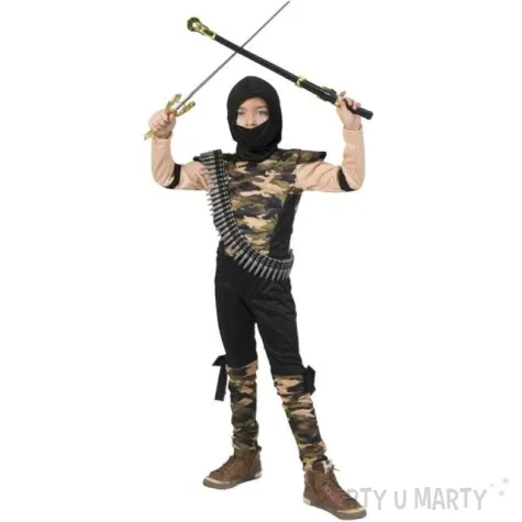 stroj dla dzieci ninja wojownik funny fashion 152 cm
