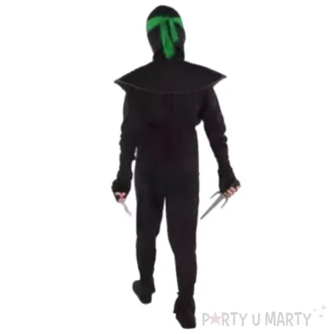 stroj dla dzieci ninja zielony wojownik widmann 110 116 cm