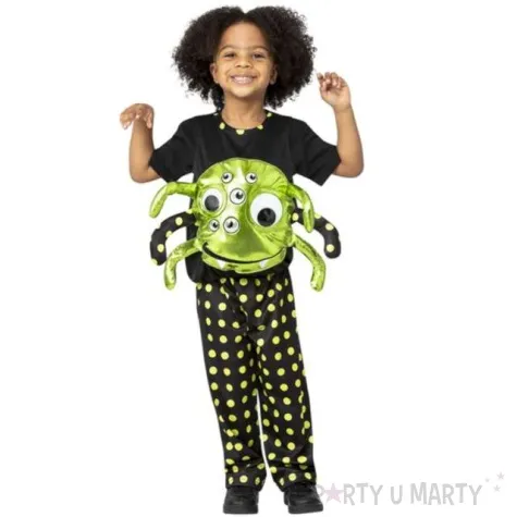 stroj dla dzieci pajak neonowy smiffys 116 128 cm